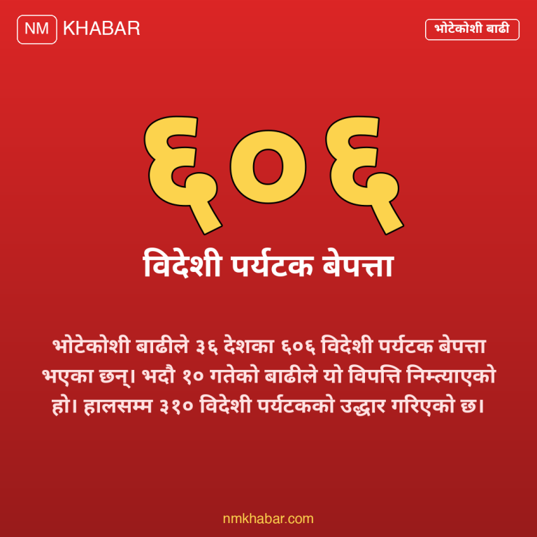 भोटेकोशी बाढी