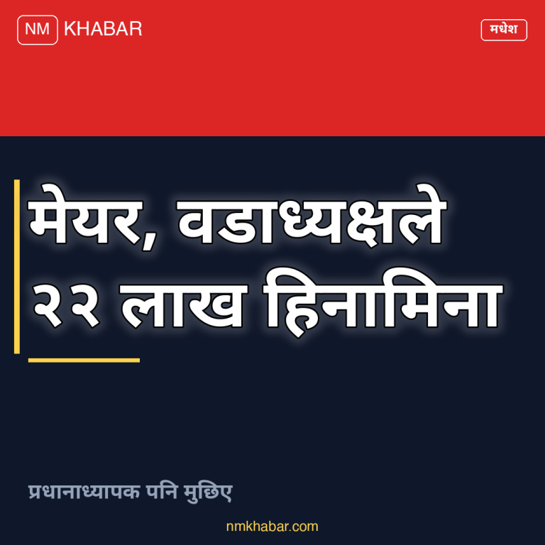 विदेह नगरपालिका आर्थिक अनियमितता