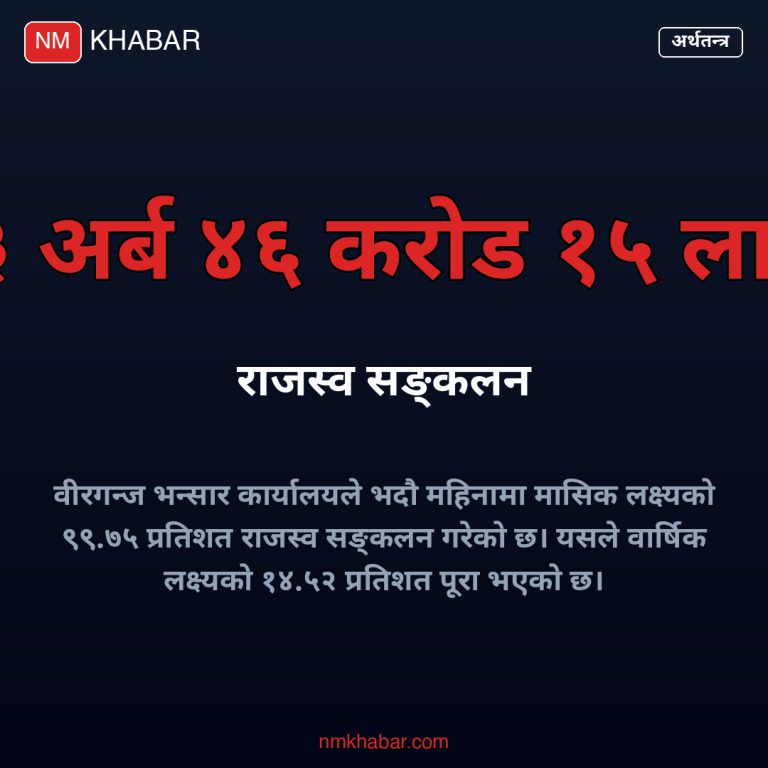 वीरगन्ज भन्सार राजस्व