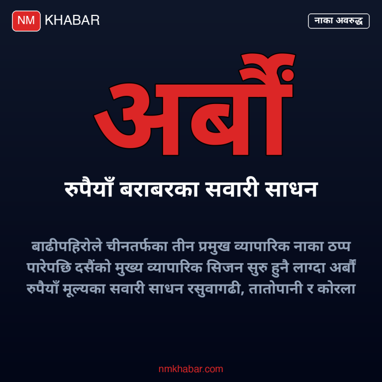 चीन व्यापार नाका अवरुद्ध