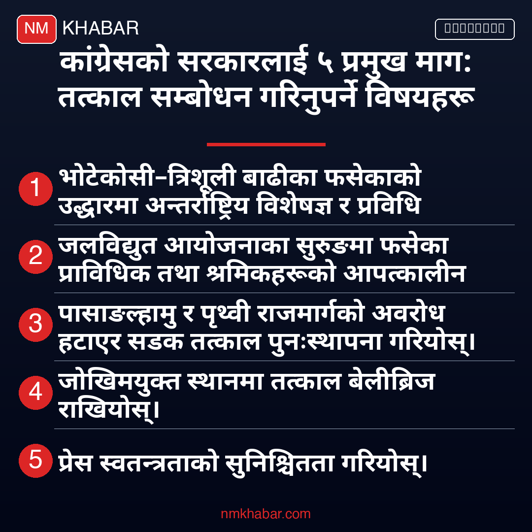कांग्रेसका माग