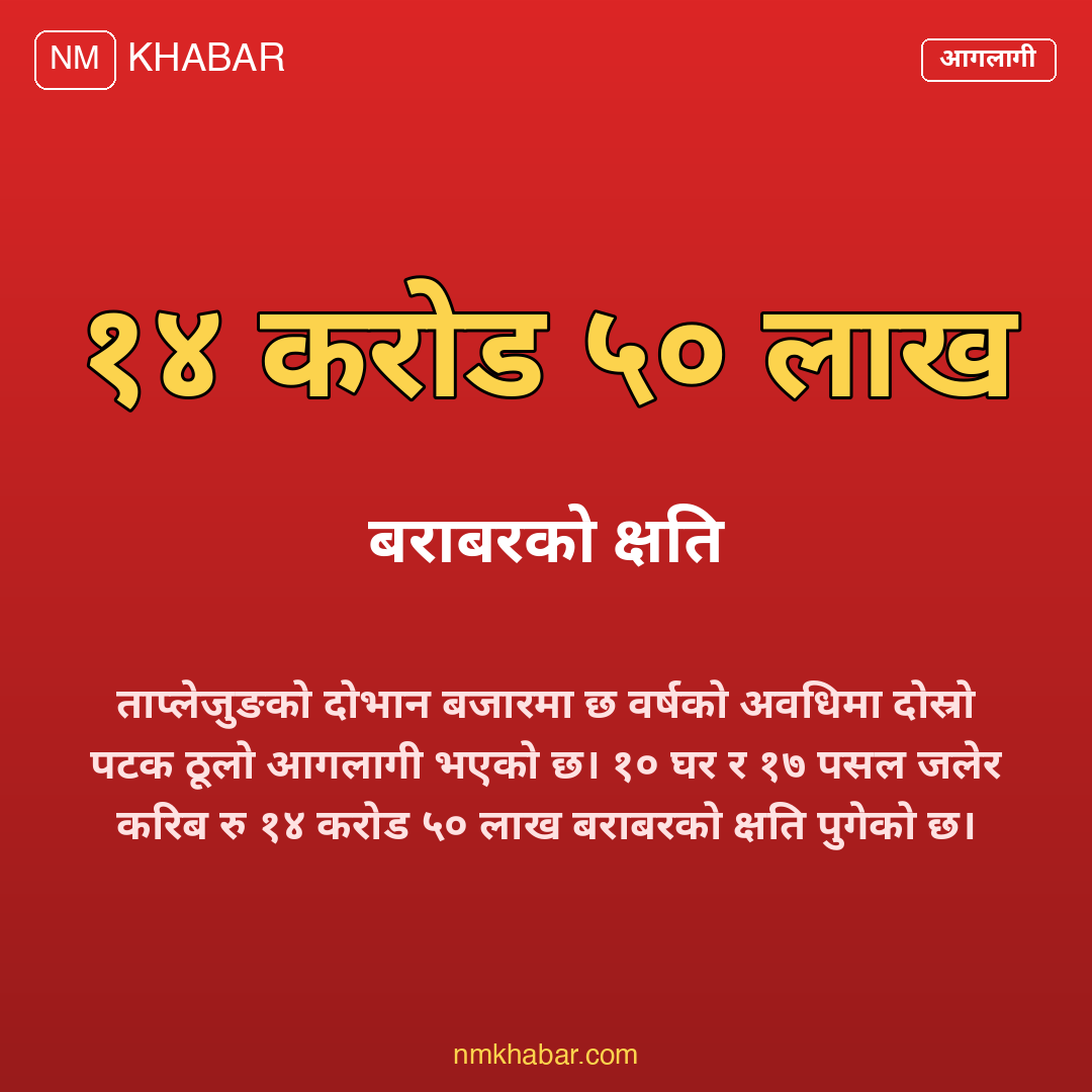 दोभान बजार आगलागी