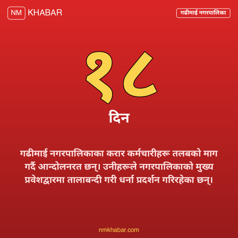 गढीमाई नगरपालिका तलब विवाद