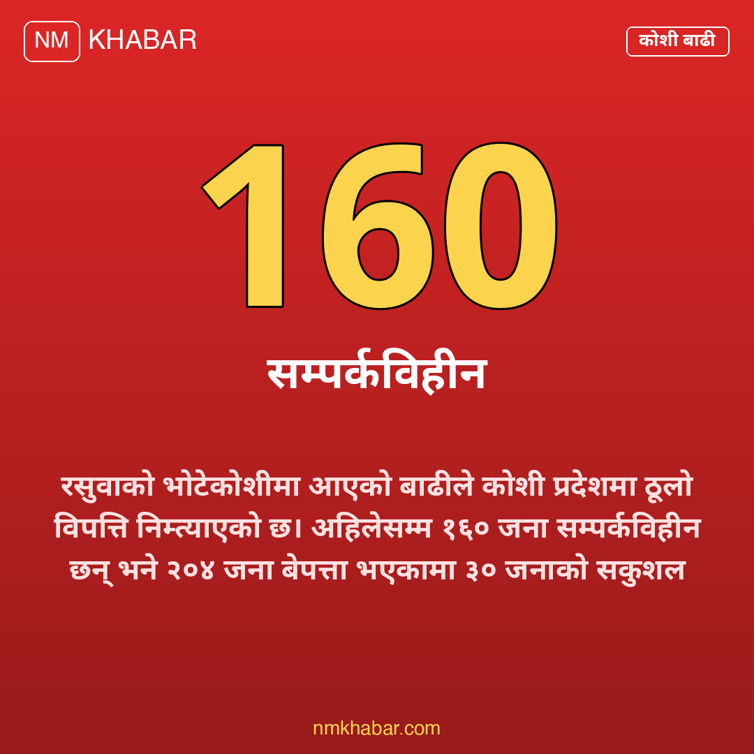 कोशी बाढी बेपत्ता