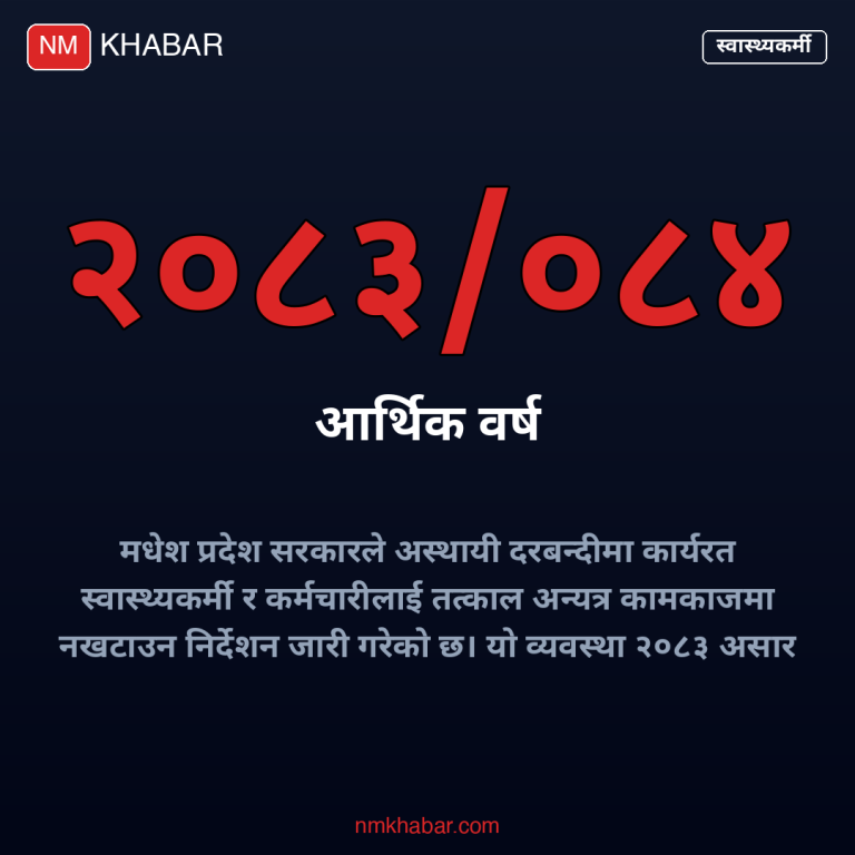अस्थायी स्वास्थ्यकर्मी मधेश