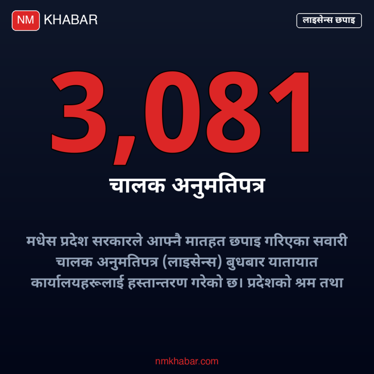 मधेस लाइसेन्स छपाइ