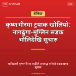 कृष्णभीर सडक सुचारु