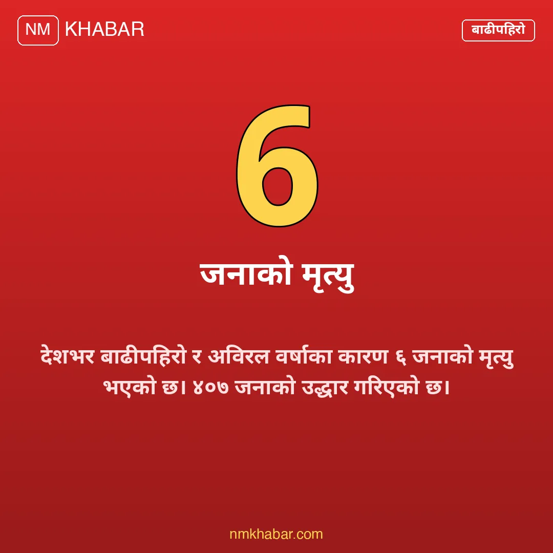 बाढीपहिरोमा मृत्यु