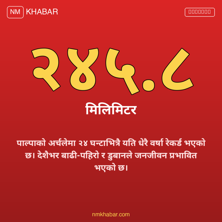 अविरल वर्षा नेपाल