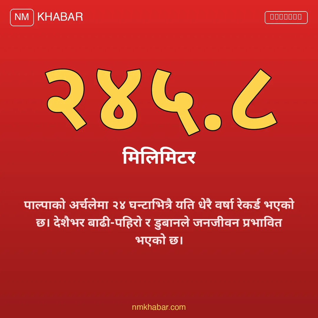 अविरल वर्षा नेपाल