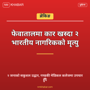 फेवातालमा कार दुर्घटना