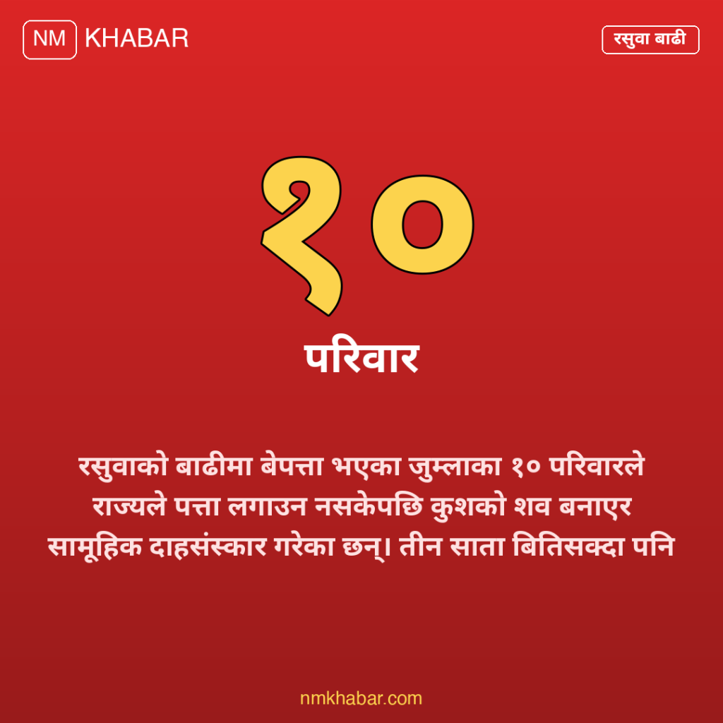 रसुवा बाढी जुम्ला बेपत्ता