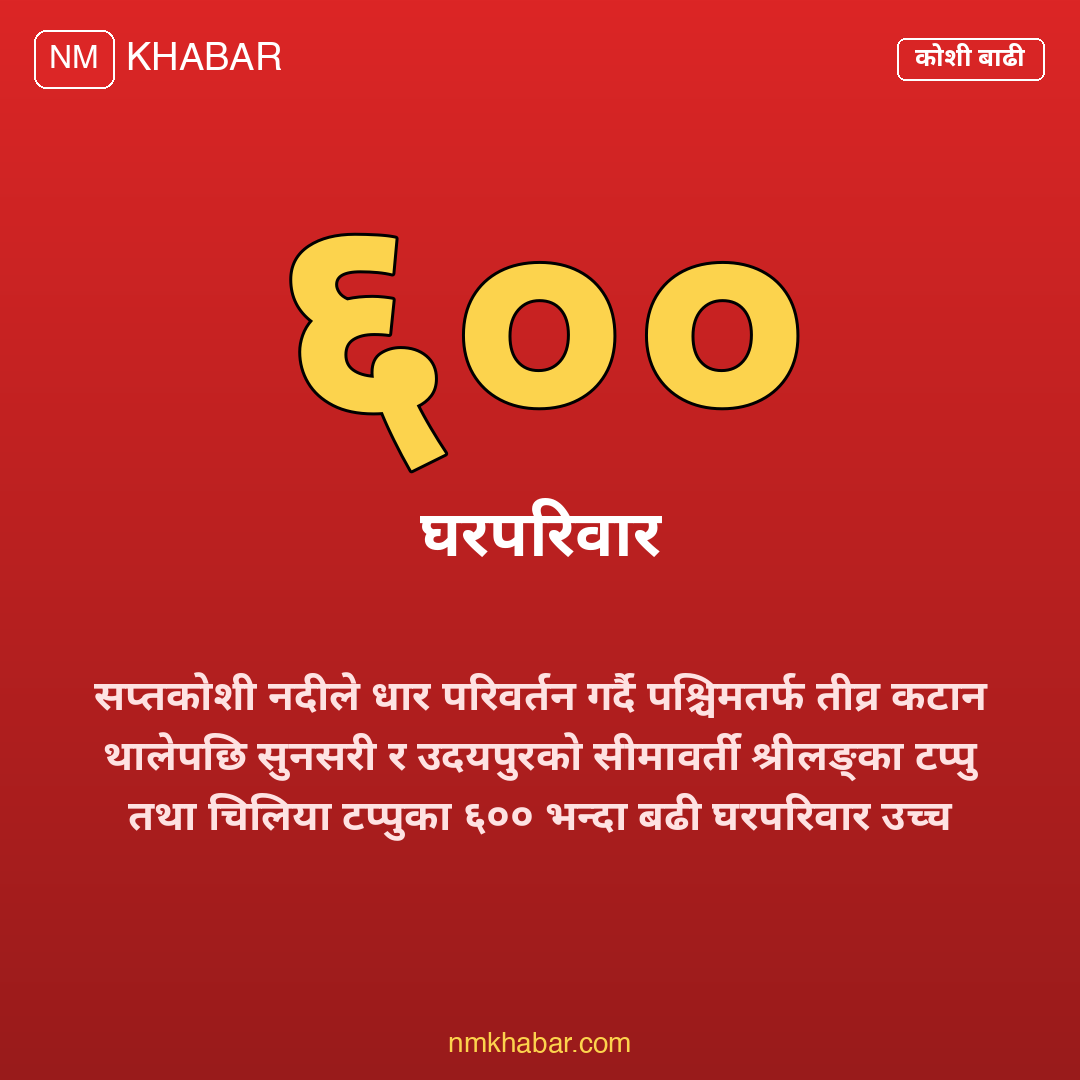 सप्तकोशी कटान