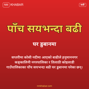 सप्तरी बाढी विस्थापित