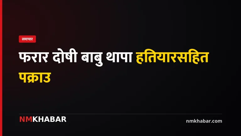 बाबु थापा पक्राउ