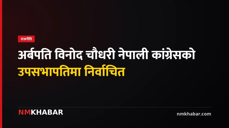 विनोद चौधरी उपसभापति