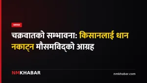 चक्रवातको सम्भावना