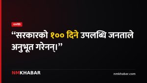 सरकारको पहलकदमी
