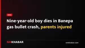 Nine-year-old boy dies in Banepa gas bullet crash, parents injured