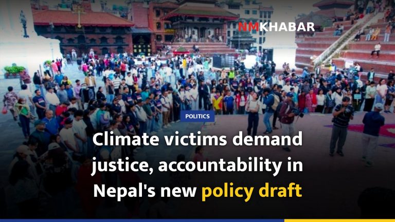 Climate victims demand justice, accountability in Nepal's new policy draft