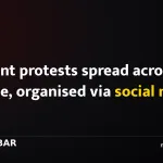 Student protests spread across Europe, organised via social media