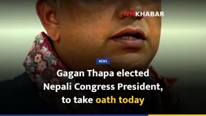 Gagan Thapa elected Nepali Congress President, to take oath today