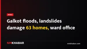 Galkot floods, landslides damage 63 homes, ward office