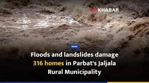 Floods and landslides damage 316 homes in Parbat's Jaljala Rural Municipality