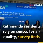 Kathmandu residents rely on senses for air quality, survey finds