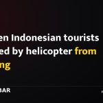 Sixteen Indonesian tourists rescued by helicopter from Manang