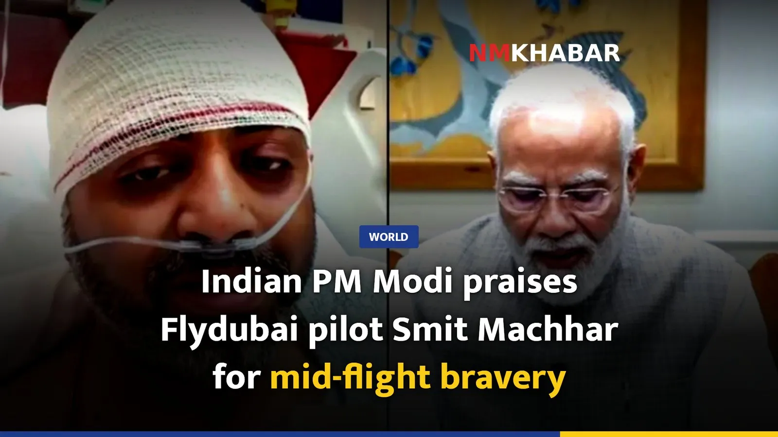 Indian PM Modi praises Flydubai pilot Smit Machhar for mid-flight bravery