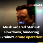 Musk ordered Starlink slowdown, hindering Ukraine's drone operations