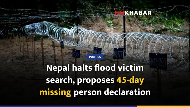 Nepal halts flood victim search, proposes 45-day missing person declaration