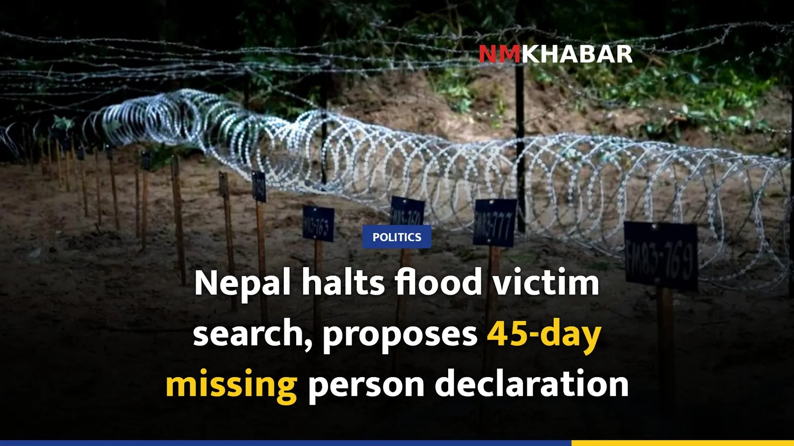 Nepal halts flood victim search, proposes 45-day missing person declaration