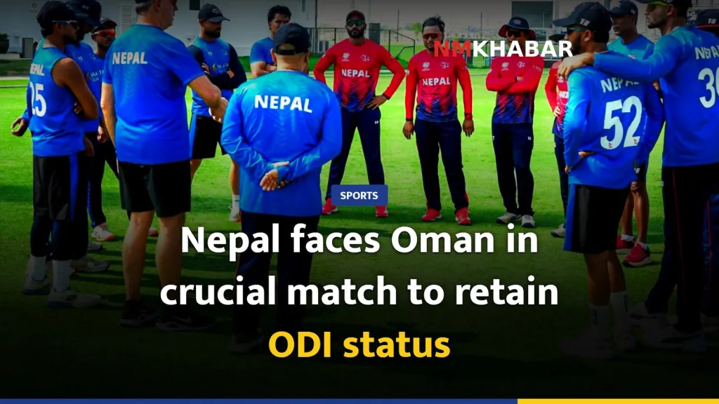 Nepal faces Oman in crucial match to retain ODI status