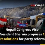 Nepali Congress Vice-President Sharma proposes 15 resolutions for party reform