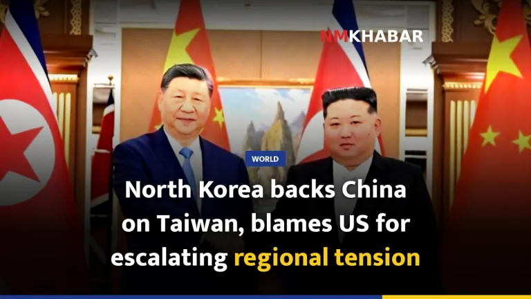 North Korea backs China on Taiwan, blames US for escalating regional tension