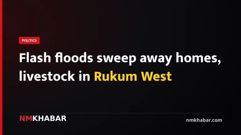 Flash floods sweep away homes, livestock in Rukum West
