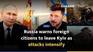 Russia warns foreign citizens to leave Kyiv as attacks intensify
