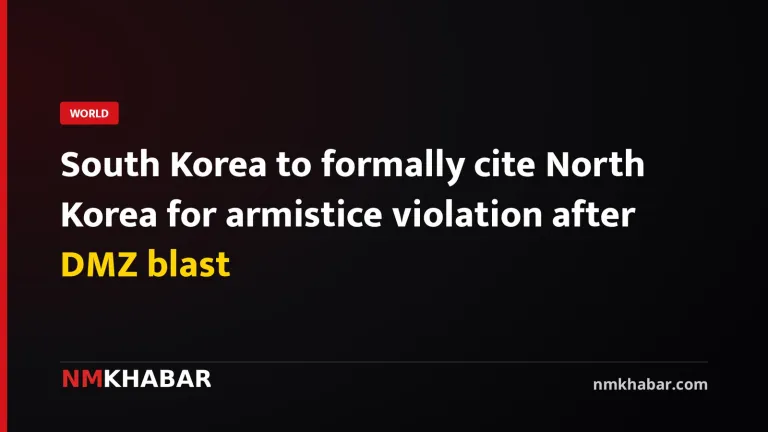 South Korea to formally cite North Korea for armistice violation after DMZ blast