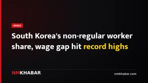South Korea's non-regular worker share, wage gap hit record highs