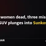 Three women dead, three missing after SUV plunges into Sunkoshi River
