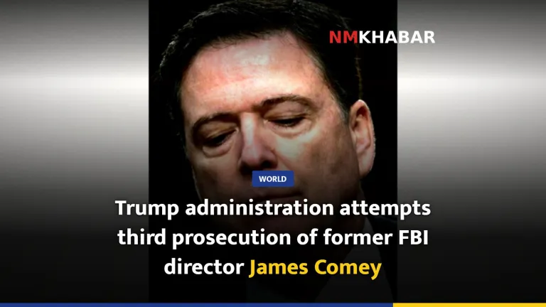 Trump administration attempts third prosecution of former FBI director James Comey