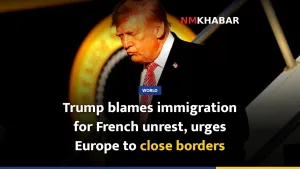 Trump blames immigration for French unrest, urges Europe to close borders