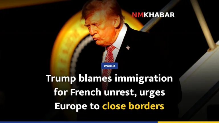 Trump blames immigration for French unrest, urges Europe to close borders