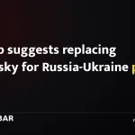 Trump suggests replacing Zelensky for Russia-Ukraine peace talks