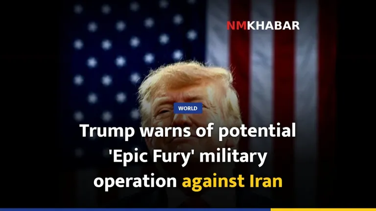 Trump warns of potential 'Epic Fury' military operation against Iran