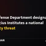 US Defense Department designates Confucius Institutes a national security threat