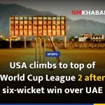 USA climbs to top of World Cup League 2 after six-wicket win over UAE