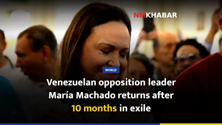 Venezuelan opposition leader María Machado returns after 10 months in exile